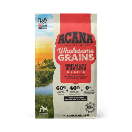 ACANA Wholesome Grains Red Meat Recipe Dry Dog Food