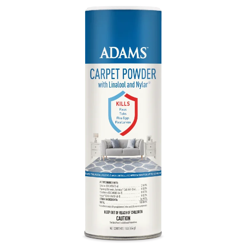 ADAMS FLEA & TICK CARPET POWDER 16OZ.