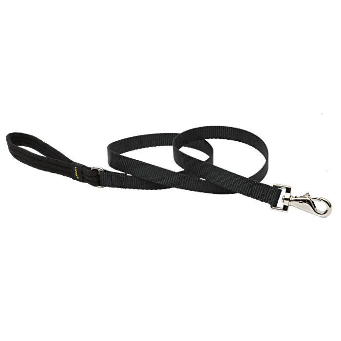 Black Lupine Lifetime Guaranteed 6ft Dog Lead