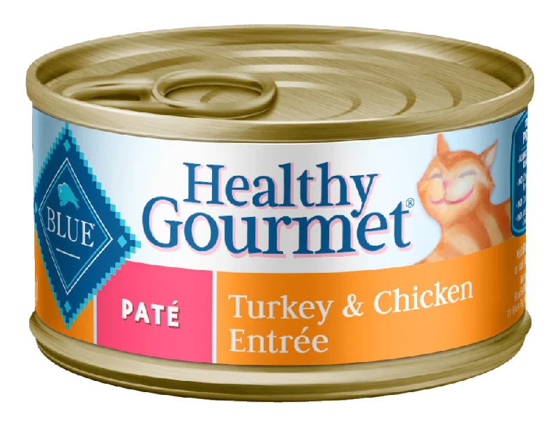 Blue Buffalo Healthy Gourmet Adult Turkey and Chicken Entree Canned Cat Food