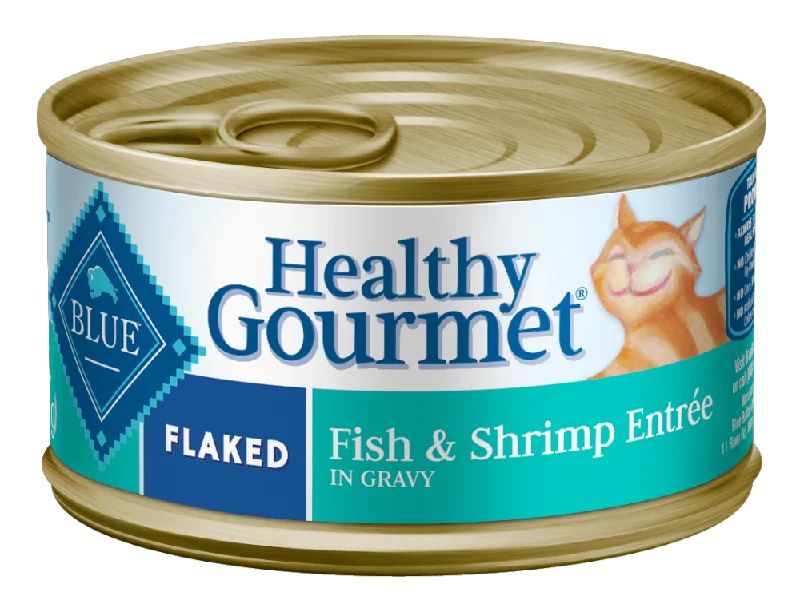 Blue Buffalo Healthy Gourmet Flaked Fish and Shrimp Entree Canned Cat Food