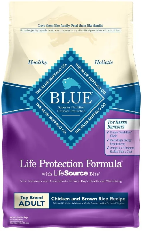 Blue Buffalo Life Protection Formula Natural Chicken & Brown Rice Recipe Adult Toy Breed Dry Dog Food