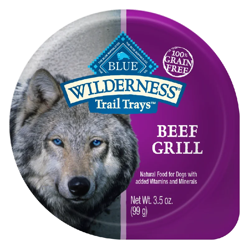 Blue Buffalo Wilderness Beef Grill Dog Food Cup (3.5-oz, single cup)