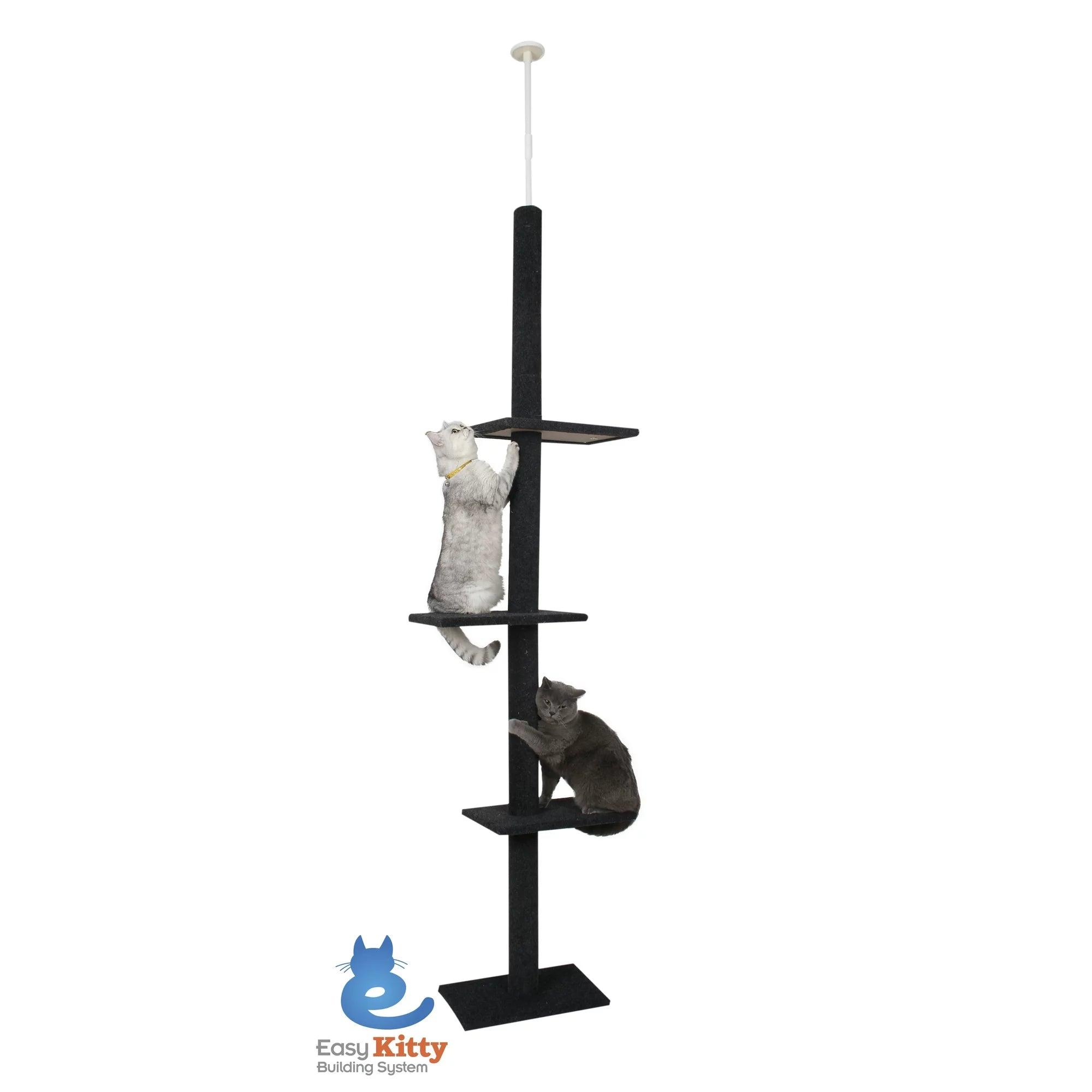 Cat Craft 90-in Cat Tree & Scratching Post Tower, Charcoal