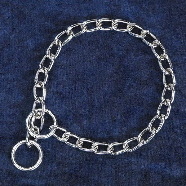 Chrome Plated Steel Dog Choke Chain