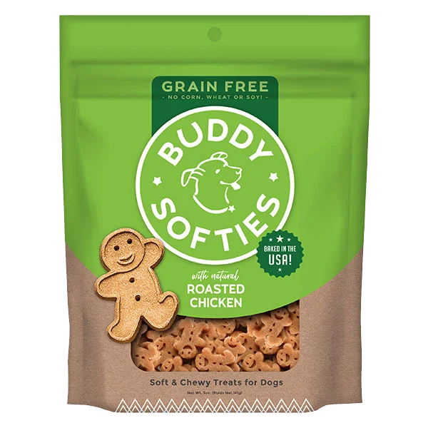 Cloud Star Buddy Biscuits Grain Free Soft & Chewy Dog Treats Roasted Chicken (6 oz)