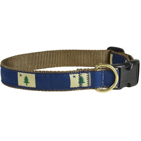 Maine Flag Dog Collar