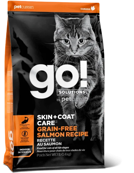 Go! Solutions Skin + Coat Care Grain Free Salmon Recipe for cats