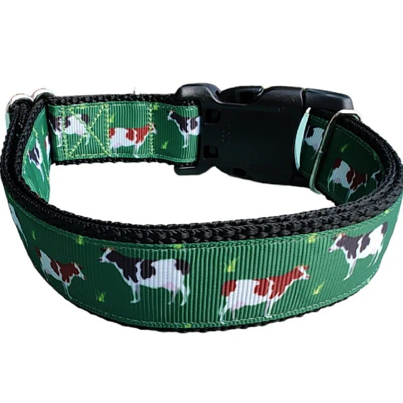 Cows Nylon Dog Collar