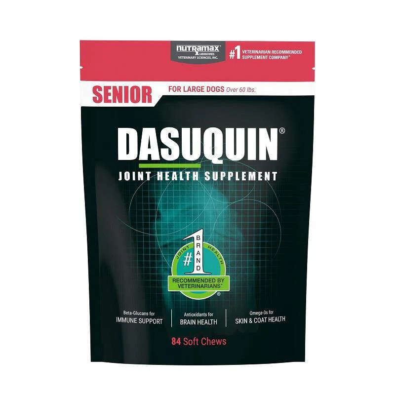 Dasuquin Senior Joint Health Supplement for Large Dogs, 84 Soft Chews