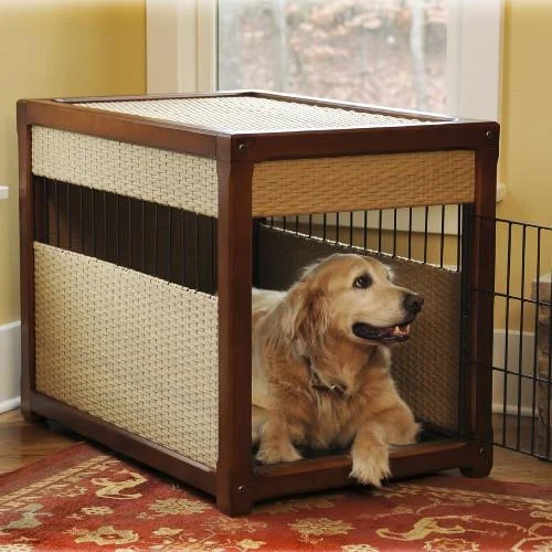 Deluxe Pet Residence Rhino Wicker Dog Crate