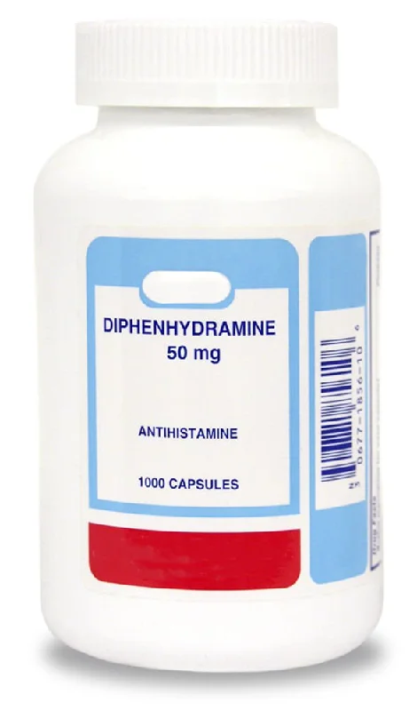 Diphenhydramine Hydrochloride Capsules, 50 mg x 1000 ct