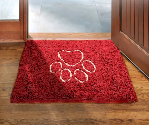 Dog Gone Smart Dirty Dog Large Doormats (35 x 26 Maroon)