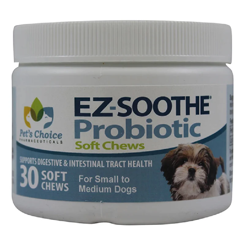 EZ-Soothe Probiotic Soft Chews, Small to Medium Dog, 30 ct