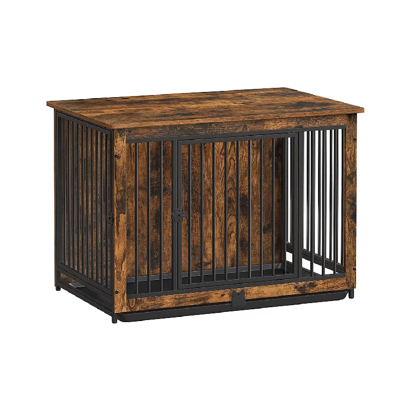 Dog Crate Furniture with 2 Doors