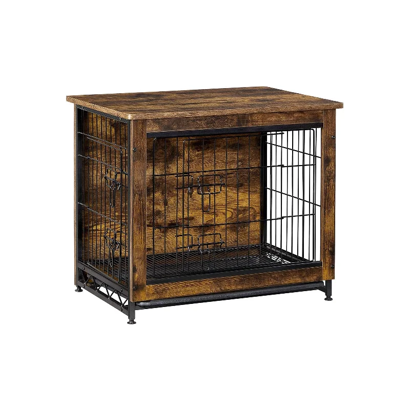 Wooden Dog Crate with Removable Tray