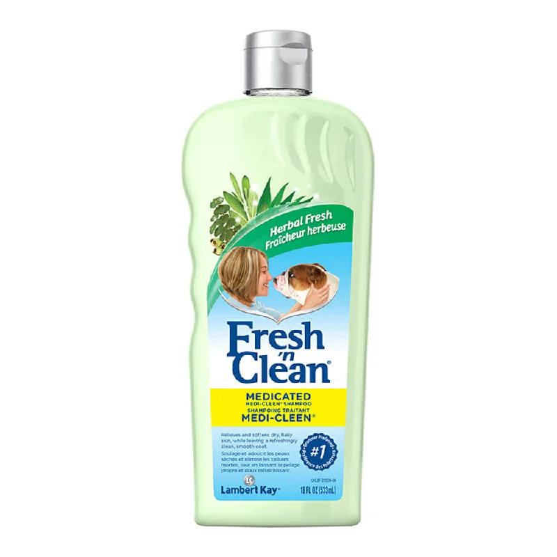 Fresh `n Clean Medi-Cleen Shampoo, Herbal Fresh, 18 oz