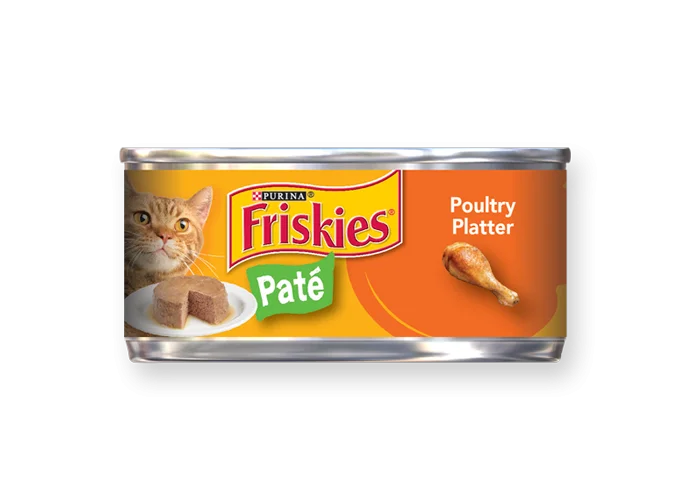 Friskies Pate Poultry Platter Canned Cat Food