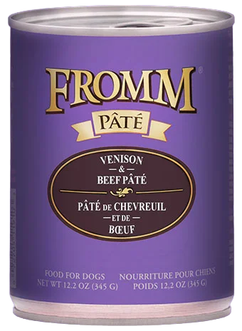 Fromm Venison & Beef Paté Canned Food for Dogs