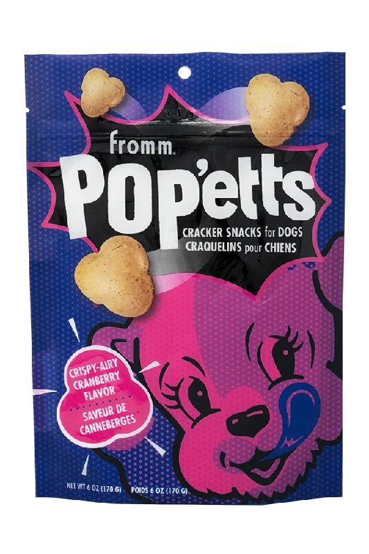 Fromm Pop'etts Crispy-Airy Cranberry Flavor Dog Treats