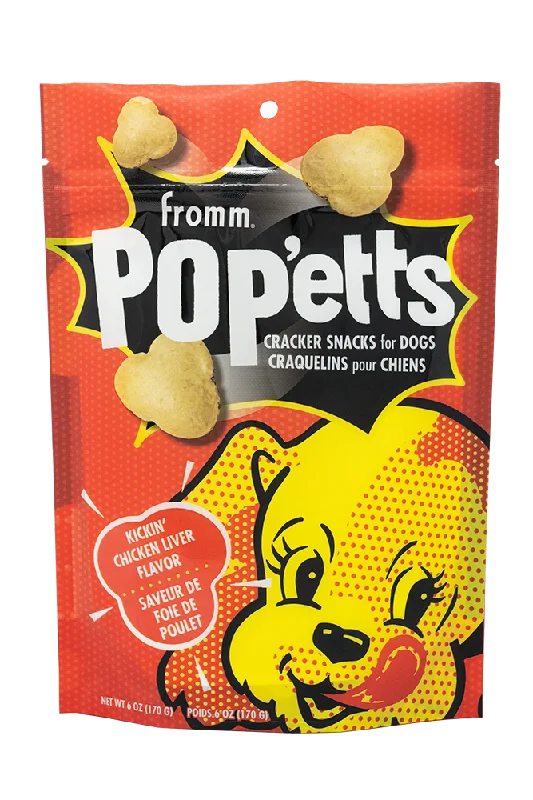 Fromm Pop'etts Kickin' Chicken Liver Flavor Dog Treats