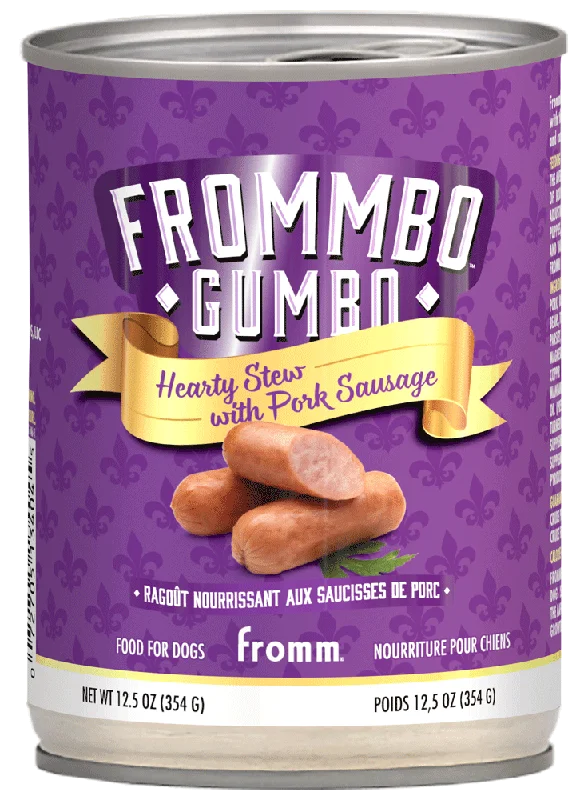 Fromm Pork Sausage Gumbo Wet Dog Food