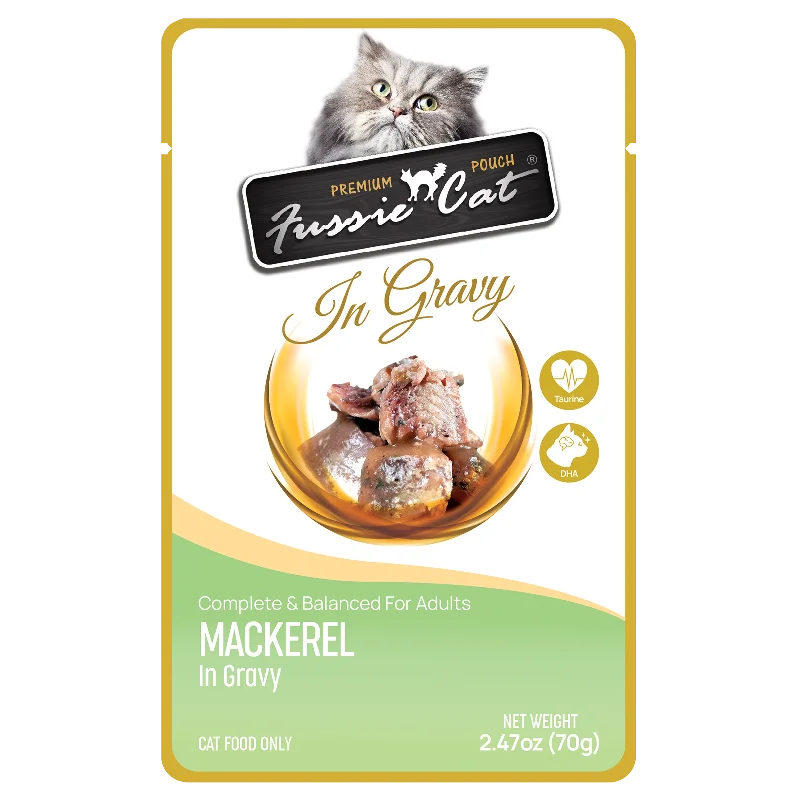 Fussie Cat Mackerel in Gravy For Cats