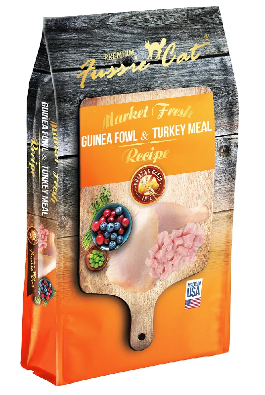 Fussie Cat Market Fresh Guinea Fowl and Turkey Dry Cat Food