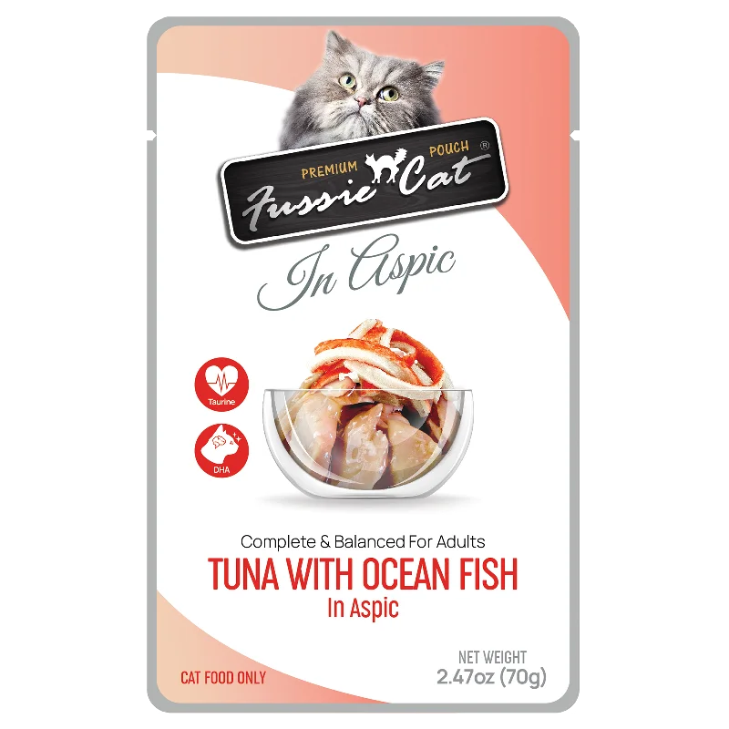 Fussie Cat Tuna With Ocean Fish In Aspic For Cats