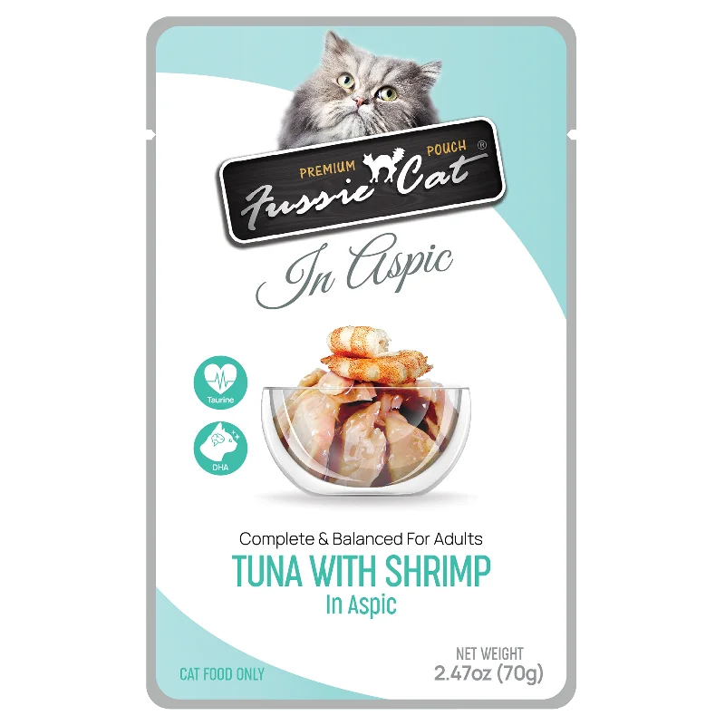 Fussie Cat Tuna With Shrimp In Aspic For Cats