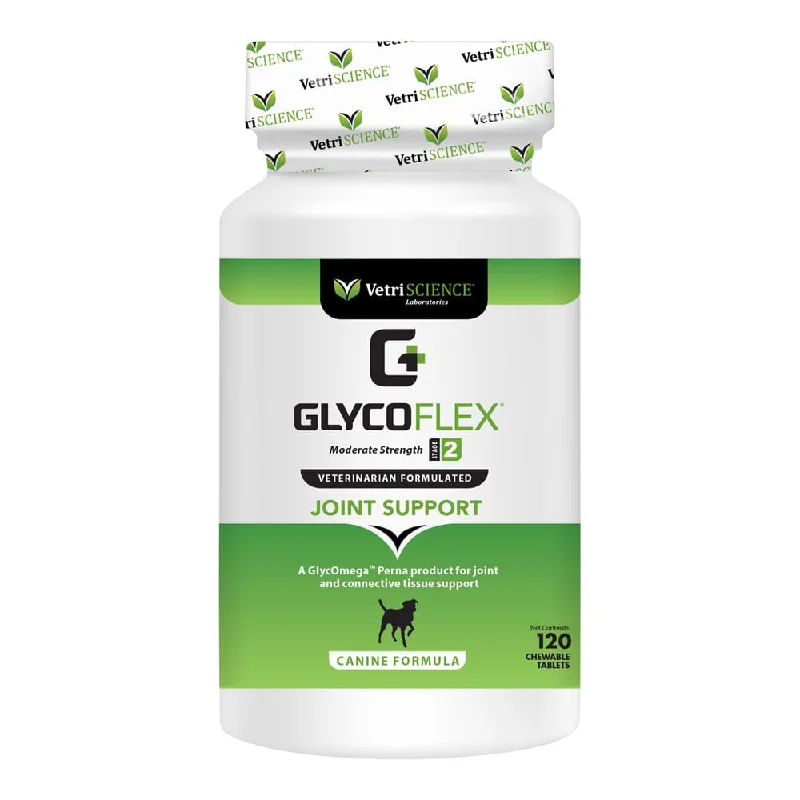 Glyco Flex 2 Joint Support for Dogs, 120 Chewable Tablets