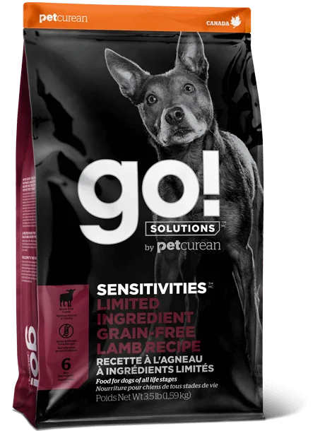 Go! Sensitivities Limited Ingredient Grain Free Lamb recipe for dogs