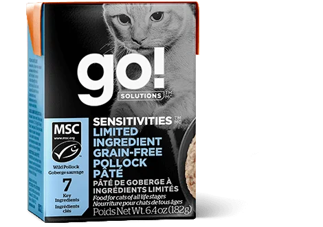 Go! Sensitivities Limited Ingredient Grain Free Pollock Pâté for cats 