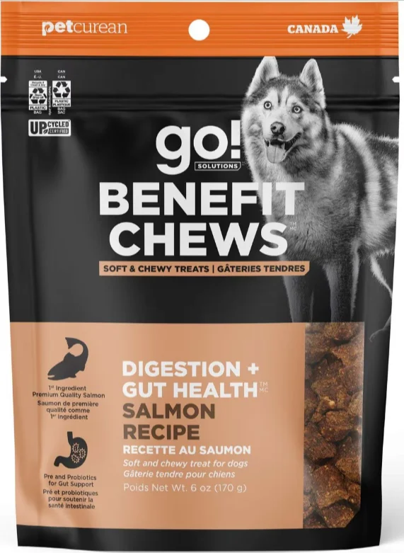 Go! Solutions Benefit Chews Digestion + Gut Health Salmon Recipe For Dogs