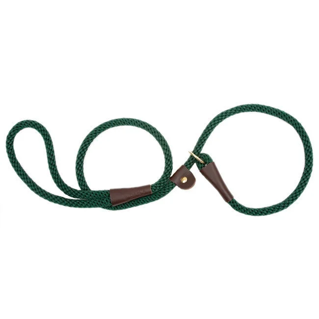 Green Large Mendota British Style Slip Lead 1/2 x 6 Ft