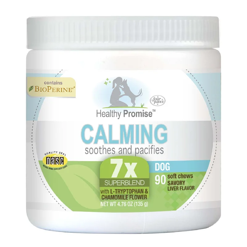 Healthy Promise Calming Chews for Dogs, Savory Liver, 90 ct