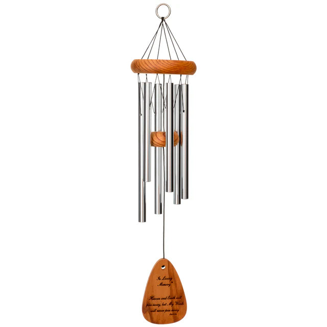 In Loving Memory 18" SILVER Windchime