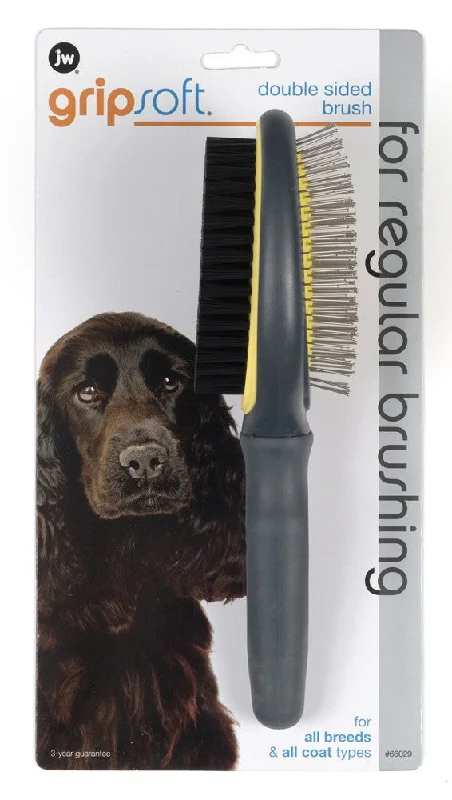 JW Pet GripSoft Double Sided Combo Brush