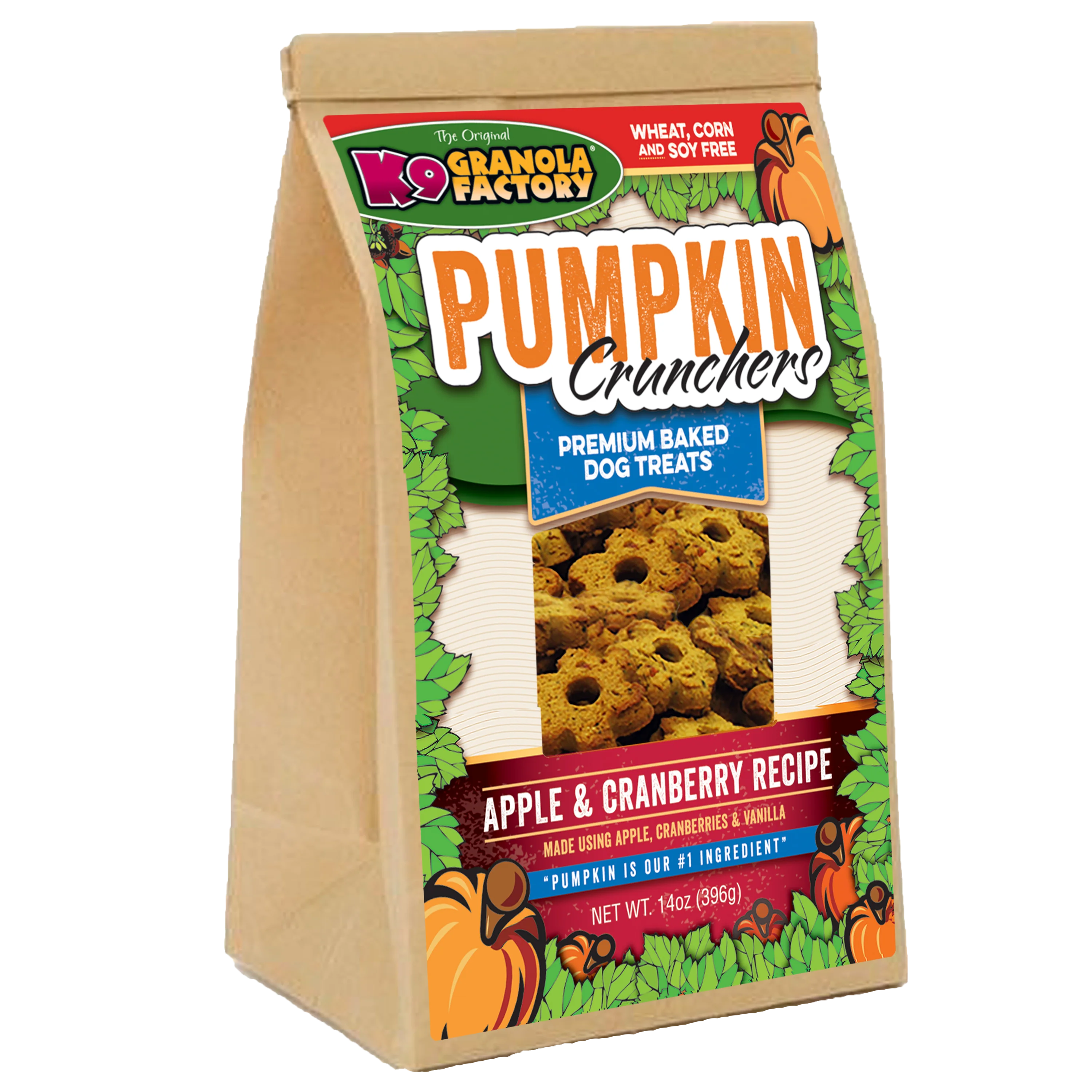 K9 Granola Factory Pumpkin Crunchers Apple & Cranberry Formula