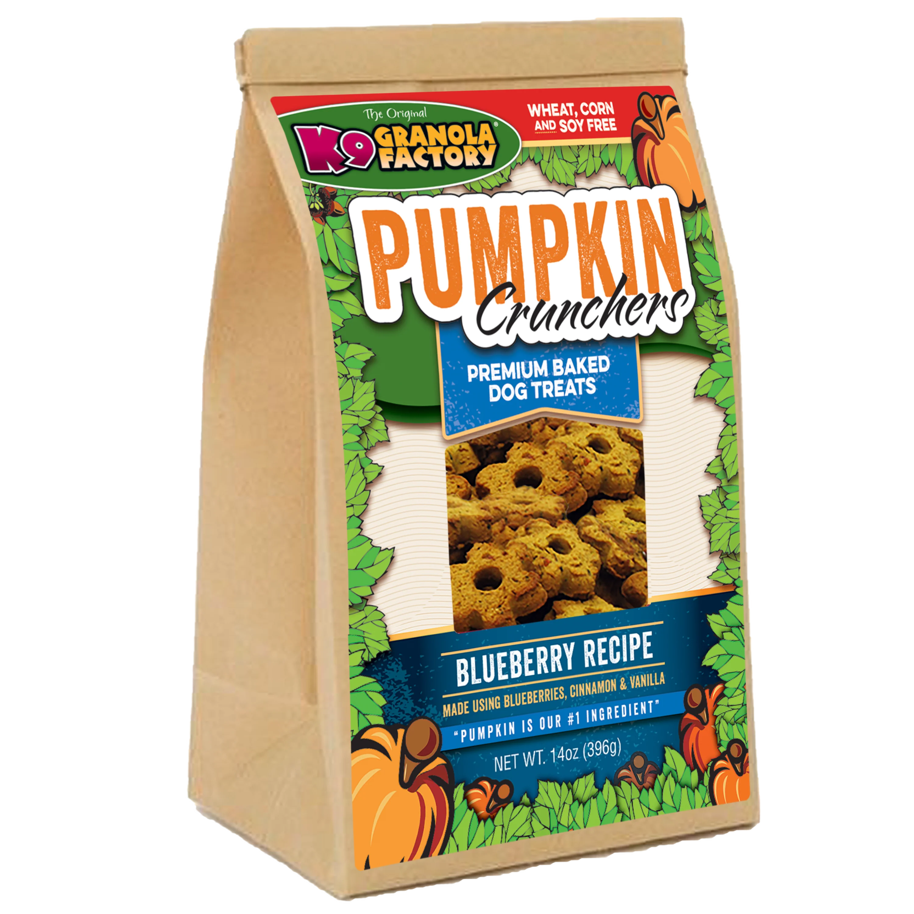 K9 Granola Factory Pumpkin Crunchers Blueberry Formula