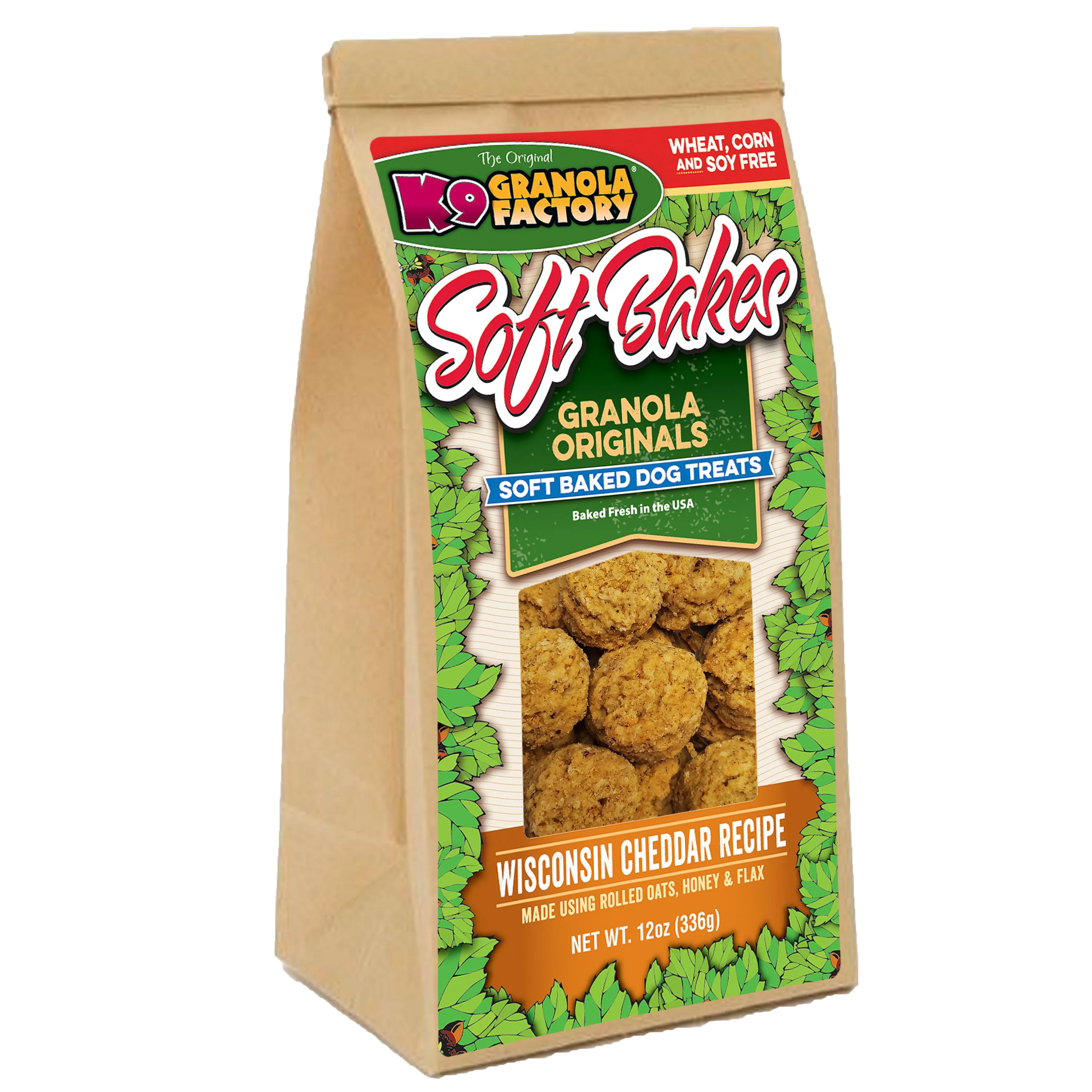 K9 Granola Factory Soft Bakes Wisconsin Cheddar Formula