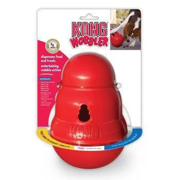 Large Kong Wobbler Food Dispensing Dog Toy