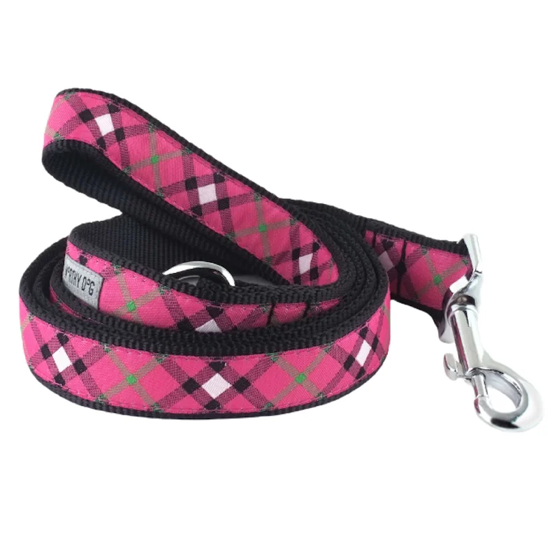 Leash | Bias Plaid Pink