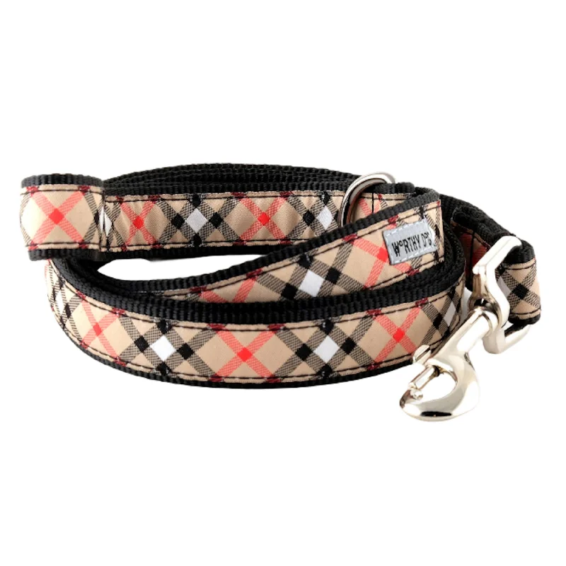 Leash | Bias Plaid Tan