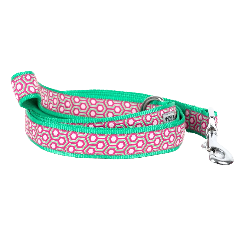 Leash | Hexagon Pink