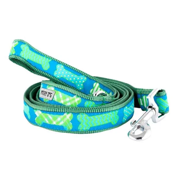 Leash | Preppy Bones Blue