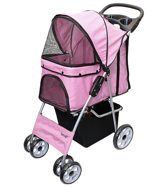 Light Pink Dog Stroller