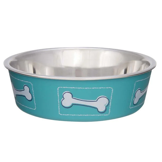 Loving Pet Bella Bowl Coastal Aqua Sea Medium