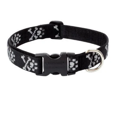 Lupine Bling Bones Small Dog Collar 1/2 Inch Wide