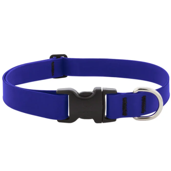 LUPINE WATERPROOF 1in TRUE BLUE COLLARS & LEASH